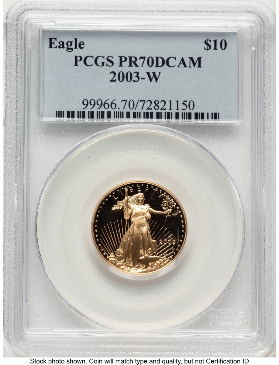 2003-W Modern Bullion Coins (2003-W Proof Gold Eagle 1/4 oz Blue Label)