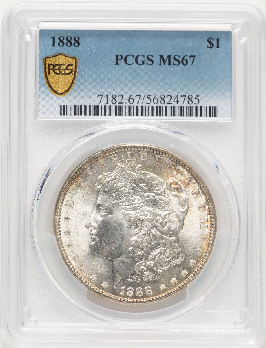 1888 Morgan Dollars (1888 S$1 PCGS Secure)