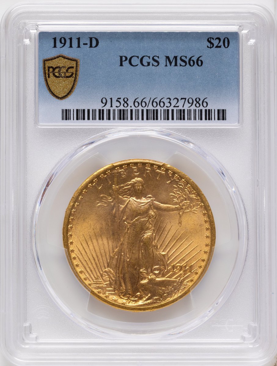 1911-D Saint-Gaudens Double Eagles (1911-D $20 PCGS Secure)