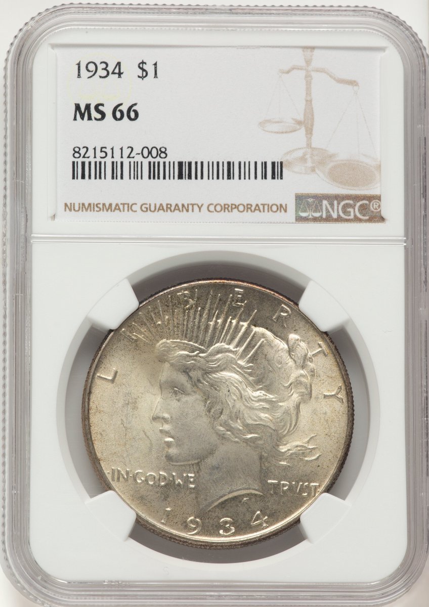1934 Peace Dollars (1934 S$1)