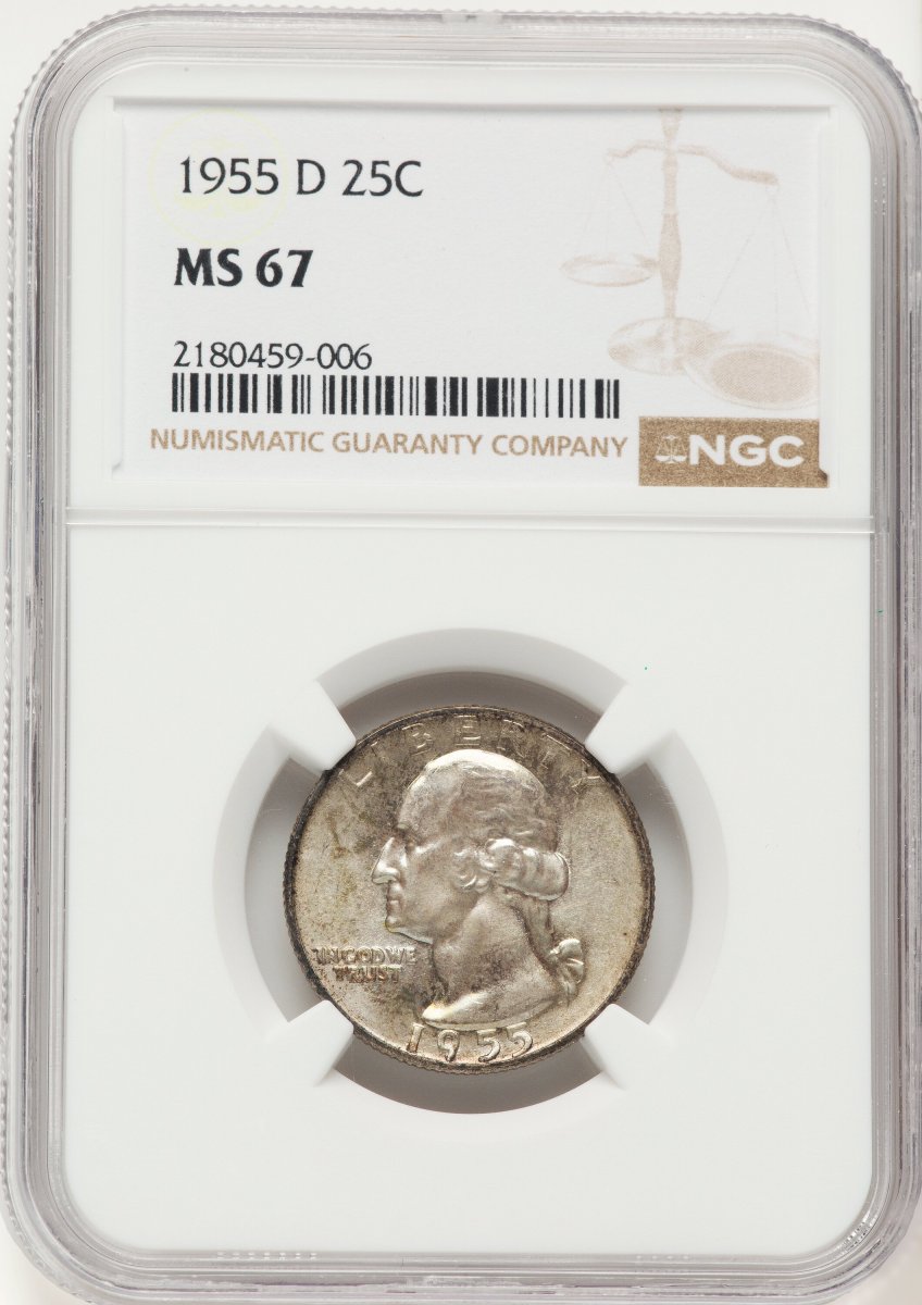 1955-D Washington Quarters (1955-D 25C)