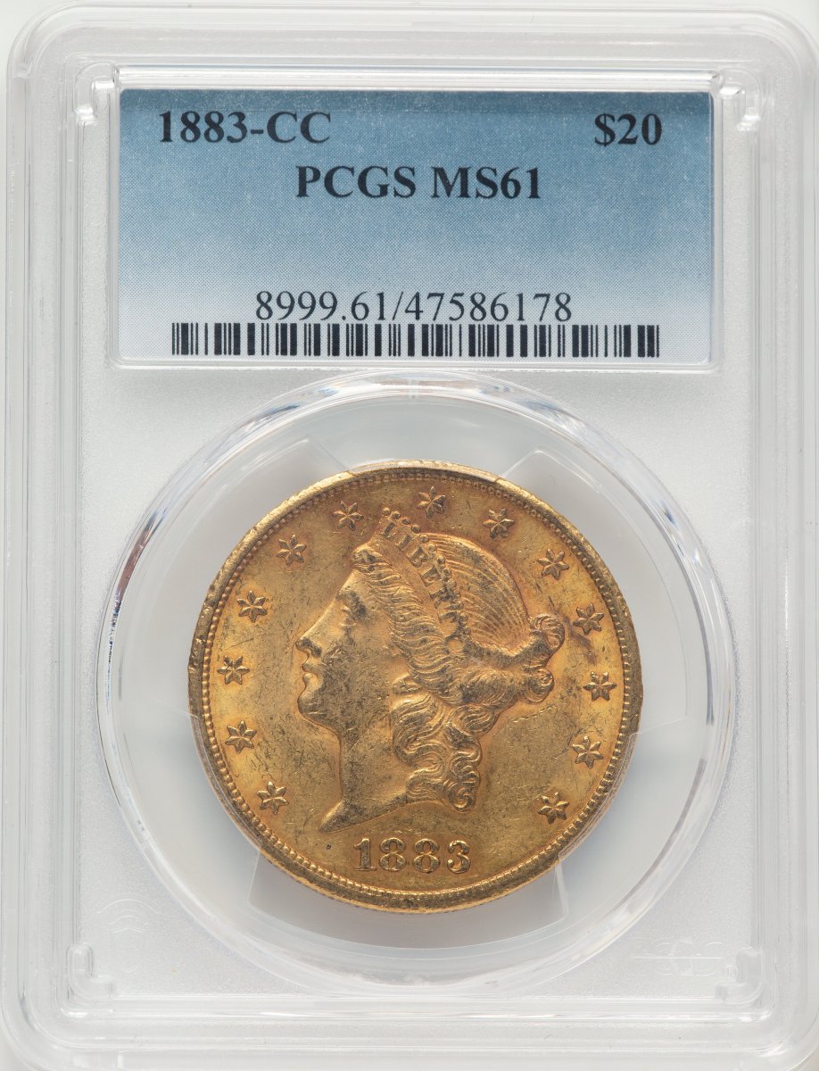 1883-CC Liberty Double Eagles (1883-CC $20)