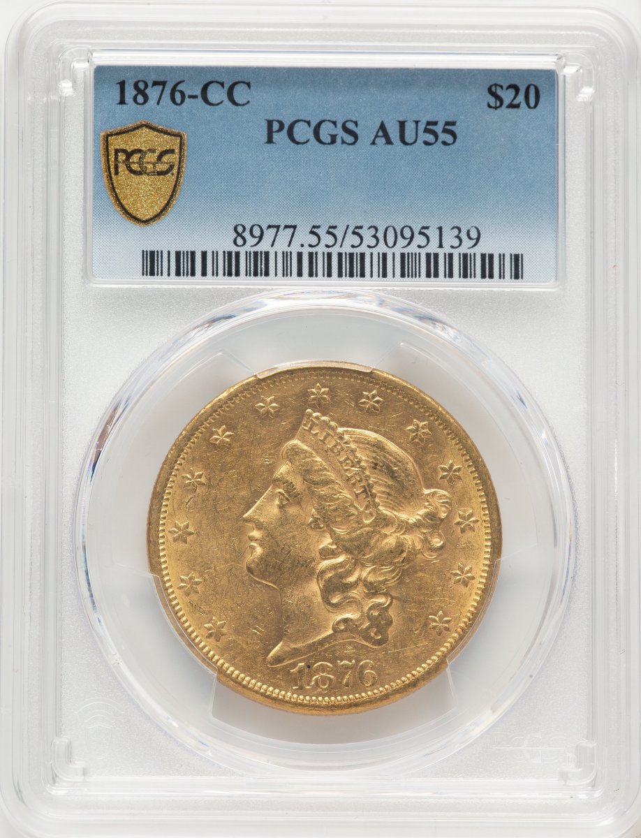 1876-CC Liberty Double Eagles (1876-CC $20 PCGS Secure)
