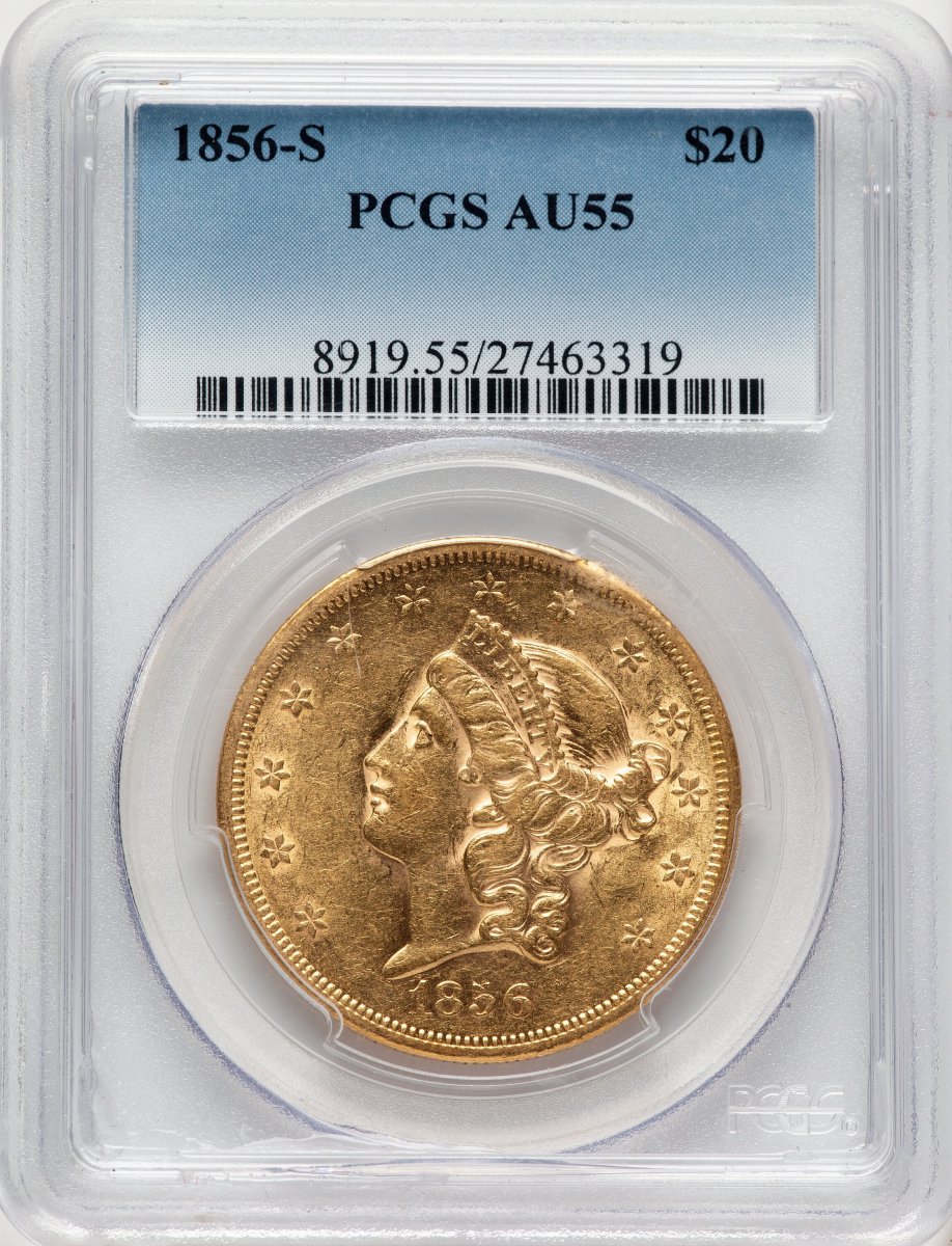 1856-S Liberty Double Eagles (1856-S $20)