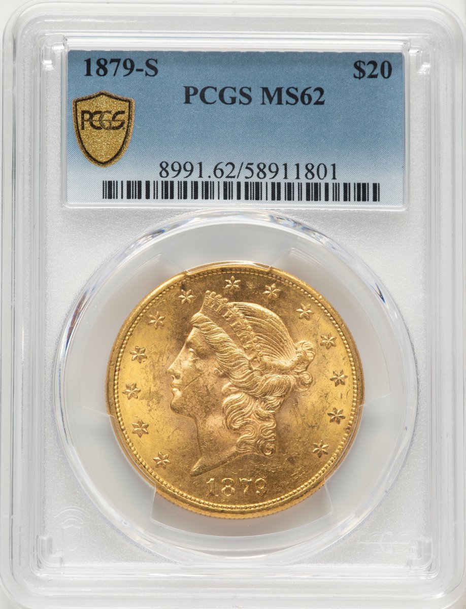 1879-S Liberty Double Eagles (1879-S $20 PCGS Secure)
