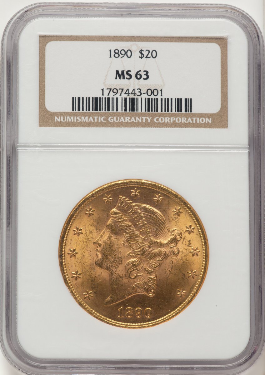 1890 Liberty Double Eagles (1890 $20)