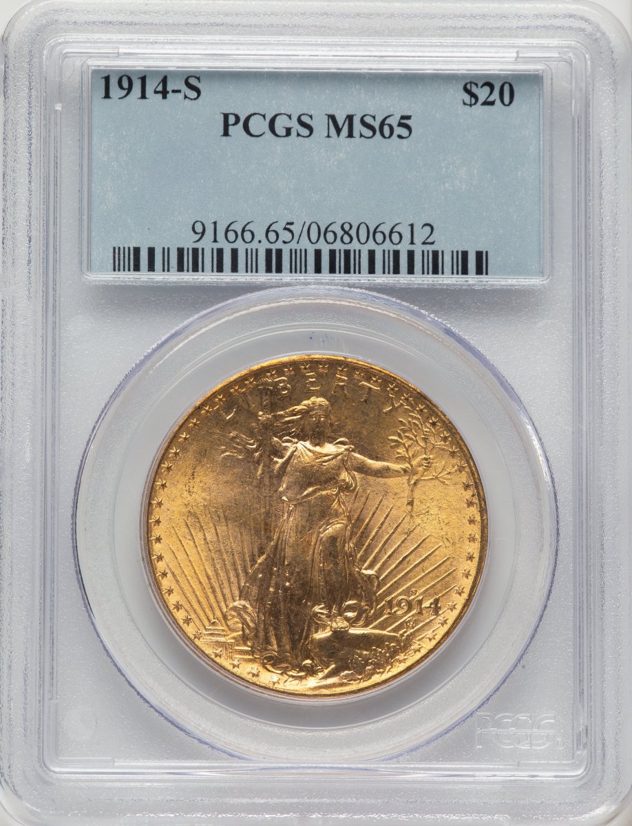 1914-S Saint-Gaudens Double Eagles (1914-S $20)
