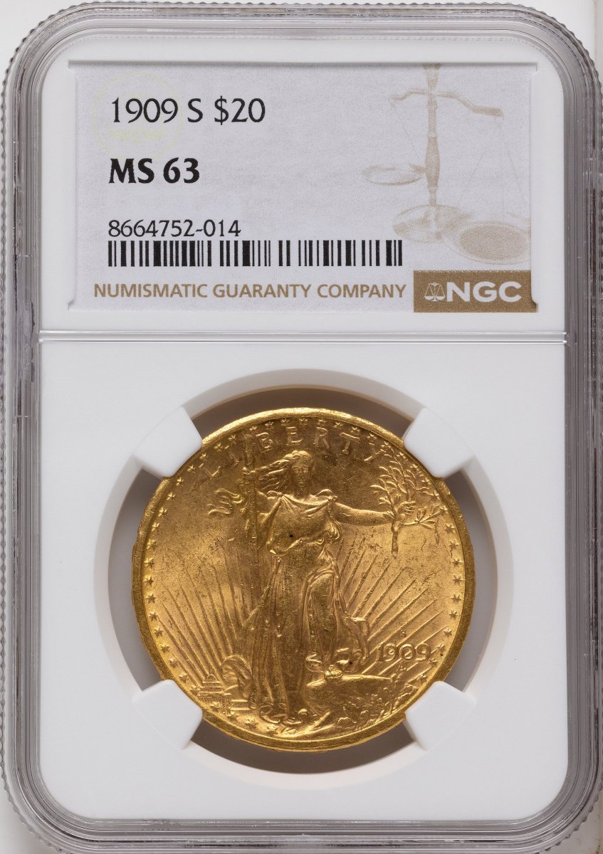 1909-S Saint-Gaudens Double Eagles (1909-S $20)