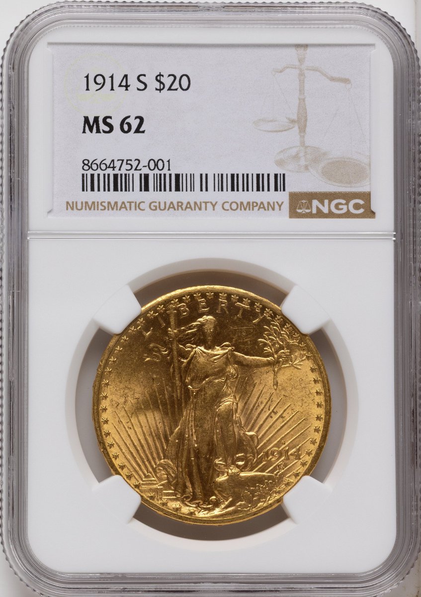 1914-S Saint-Gaudens Double Eagles (1914-S $20)