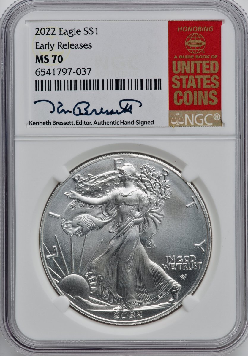 2022 Modern Bullion Coins (2022 S$ Silver Eagle, FS, MS)