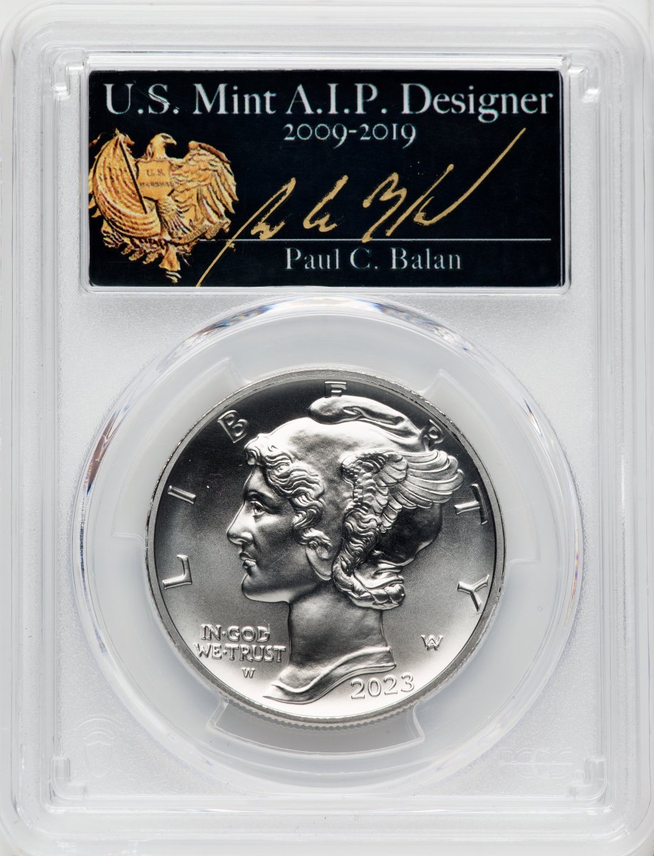 2023-W Modern Bullion Coins (2023-W Palladium Eagle 1 oz Burnished  FDI Paul Balan)