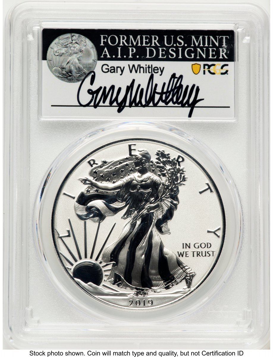 2019-S Modern Bullion Coins (2019-S Enhanced Reverse Proof Silver Eagle 1 oz FS Gary Whitley)