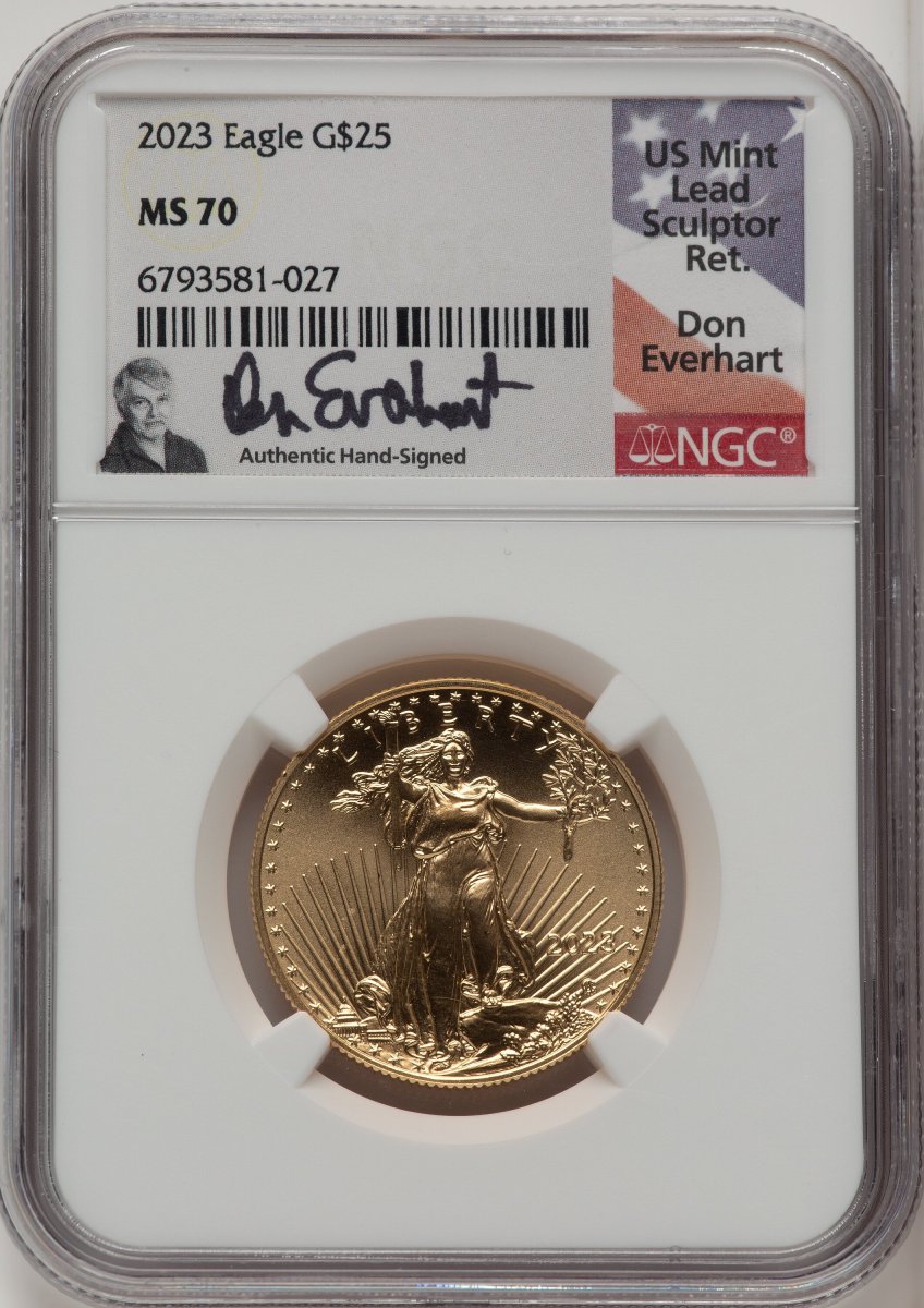 2023 Modern Bullion Coins (2023 Gold Eagle 1/2 oz Don Everhart)
