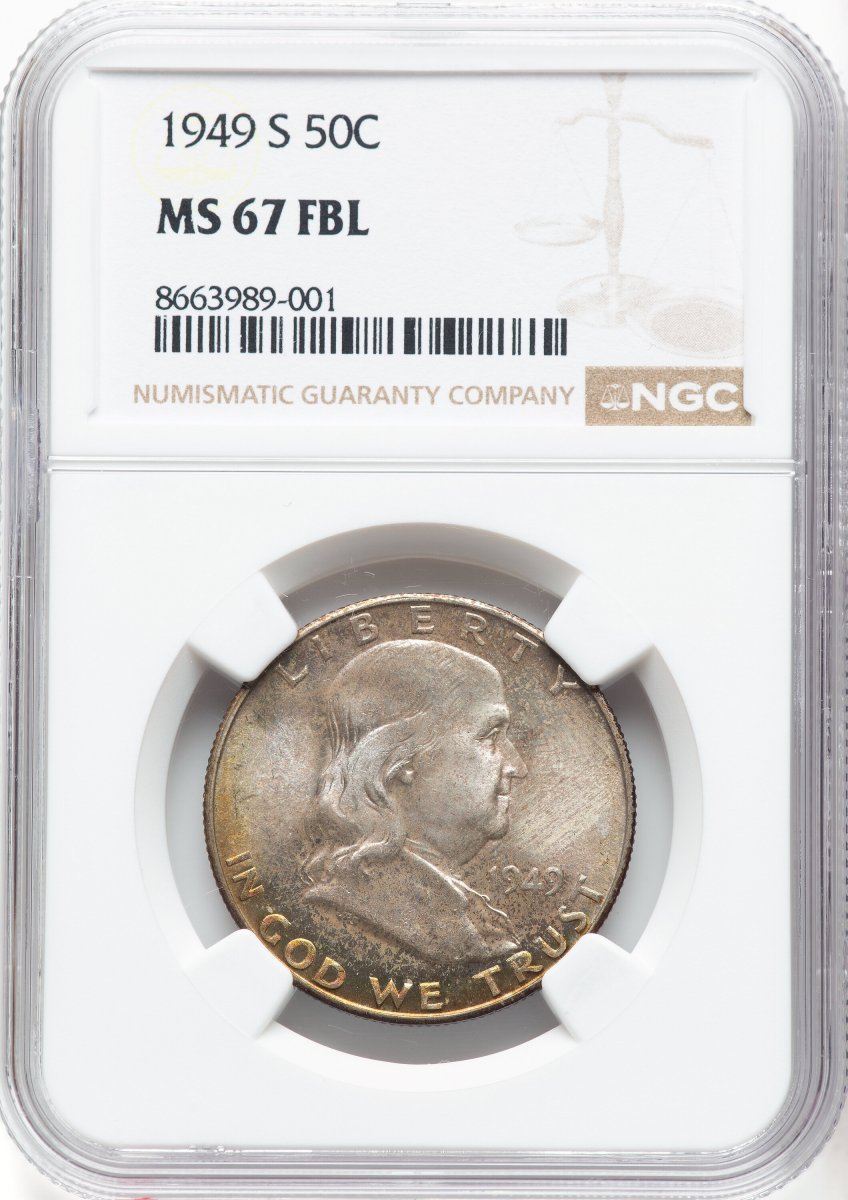 1949-S Franklin Half Dollars (1949-S 50C, FL)