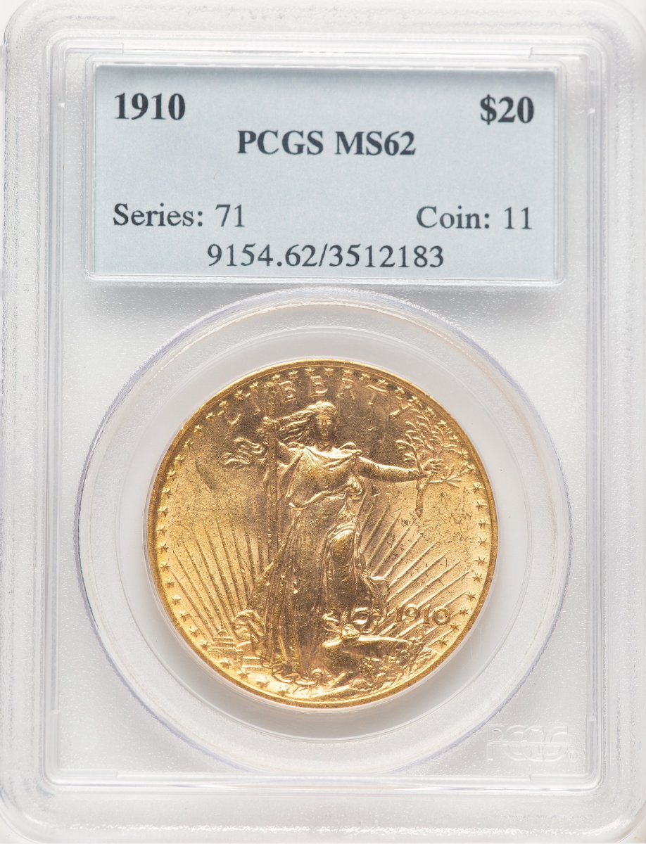 1910 Saint-Gaudens Double Eagles (1910 $20)