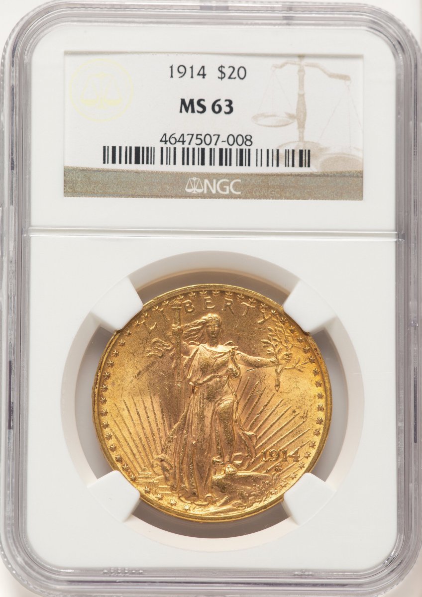 1914 Saint-Gaudens Double Eagles (1914 $20)