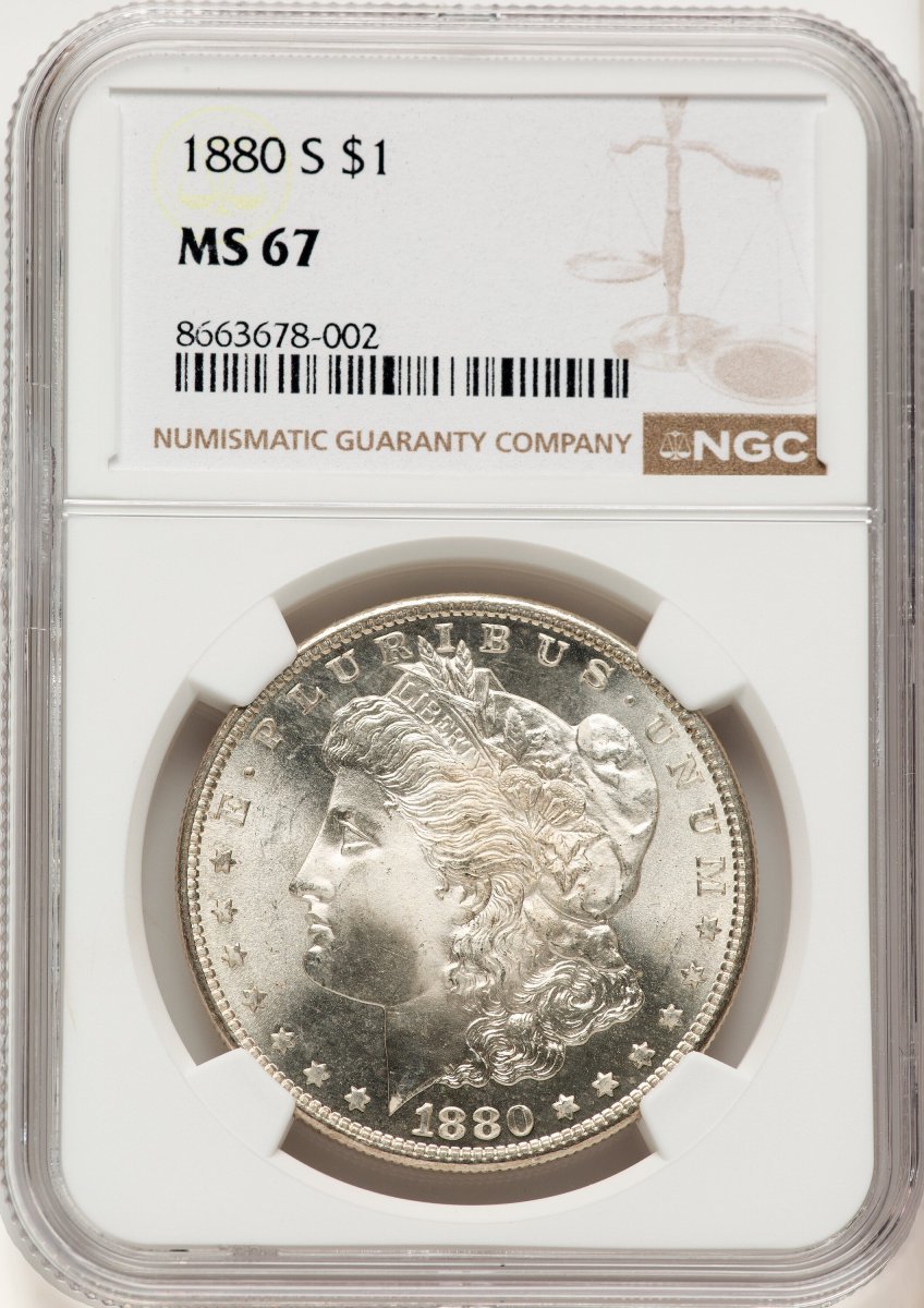 1880-S Morgan Dollars (1880-S S$1)