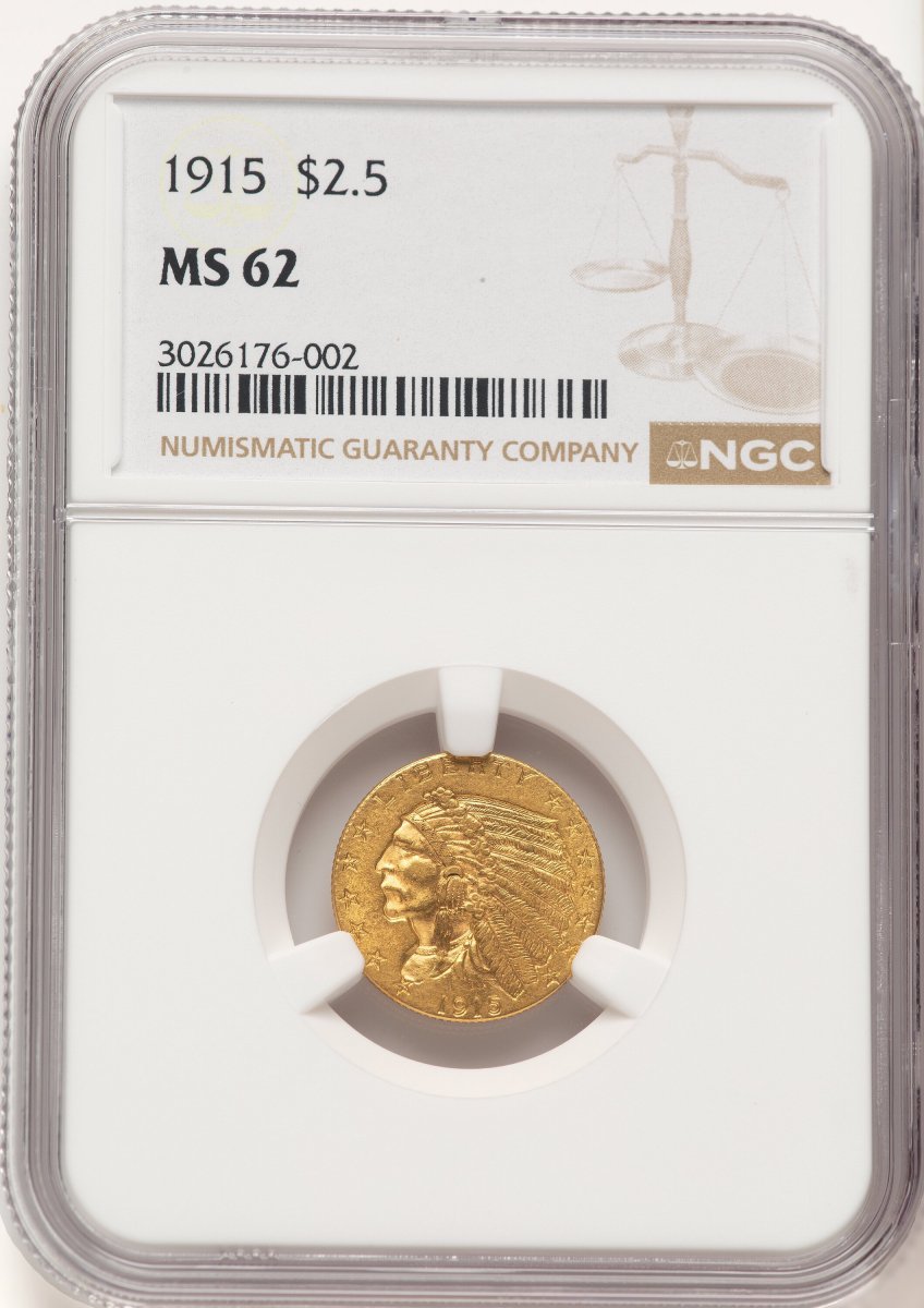 1915 Indian Quarter Eagles (1915 $2 1/2)
