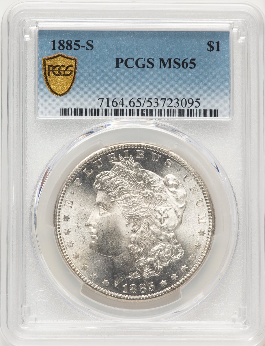 1885-S Morgan Dollars (1885-S S$1 PCGS Secure)