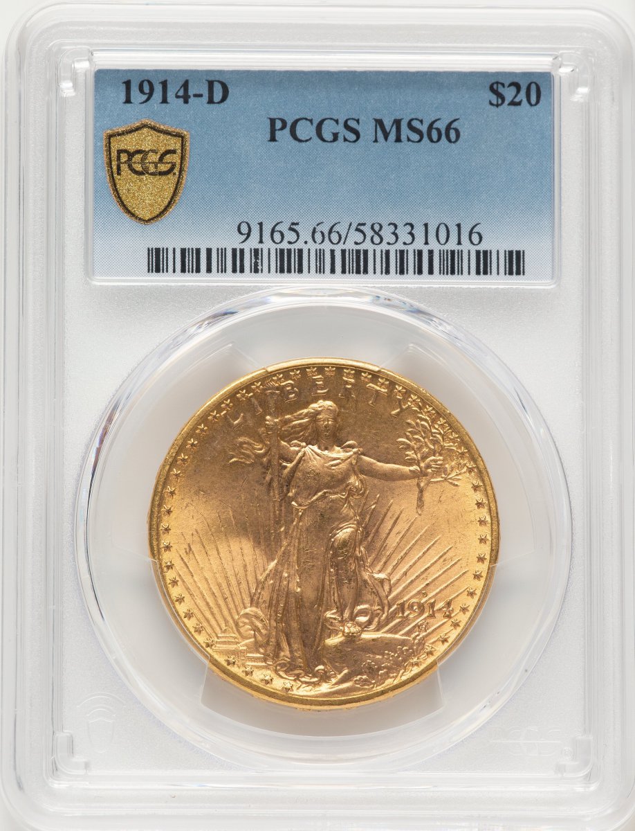 1914-D Saint-Gaudens Double Eagles (1914-D $20 PCGS Secure)