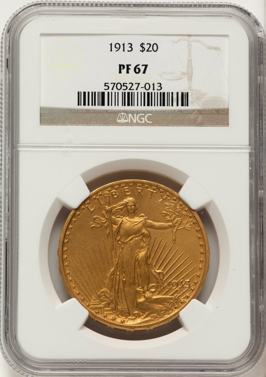 1913 Proof Saint-Gaudens Double Eagles (1913 $20)