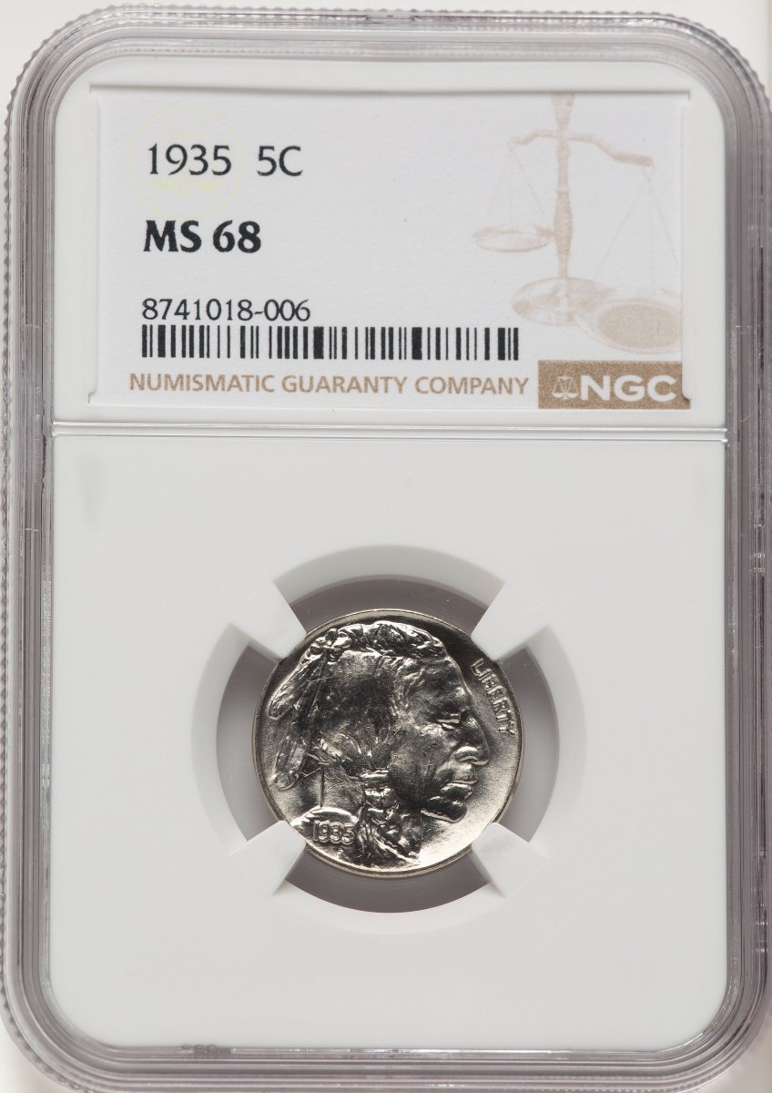 1935 Buffalo Nickels (1935 5C)