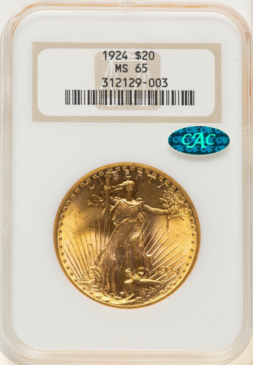 1924 Saint-Gaudens Double Eagles (1924 $20 Saint CAC)