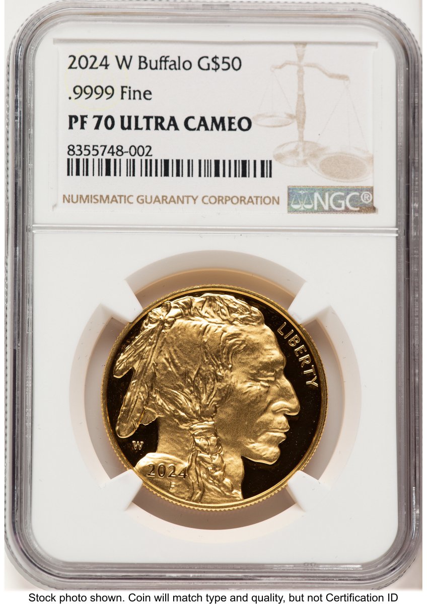 2024-W Modern Bullion Coins (2024-W Proof Gold Buffalo 1 oz Brown Label)
