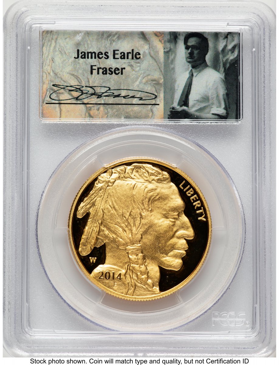 2014-W Modern Bullion Coins (2014-W Proof Gold Buffalo 1 oz FS James Earle Fraser)