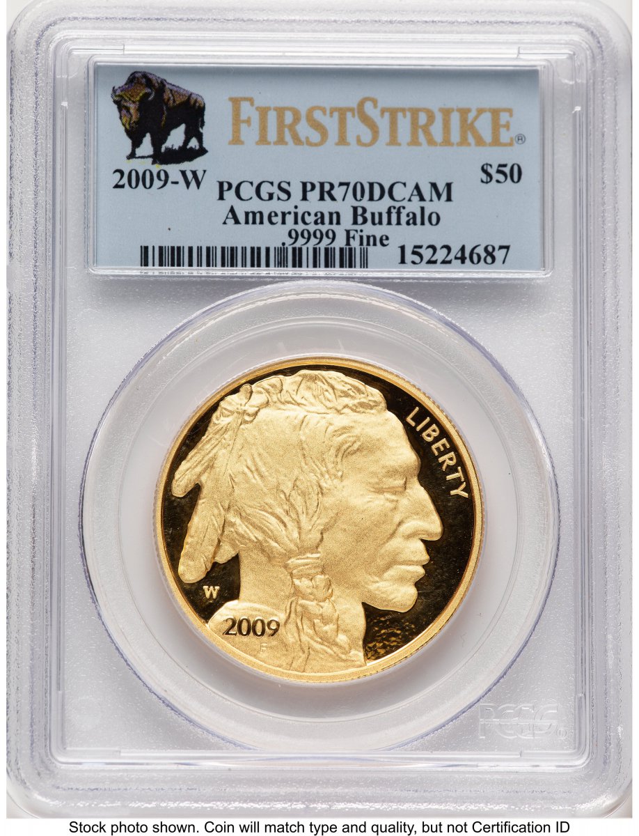 2009-W Modern Bullion Coins (2009-W Proof Gold Buffalo 1 oz FS Bison Label)