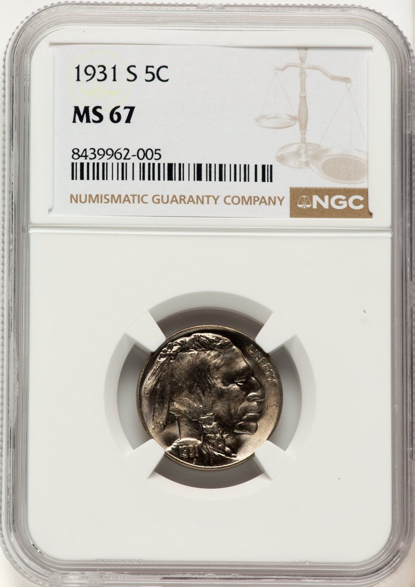 1931-S Buffalo Nickels (1931-S 5C)