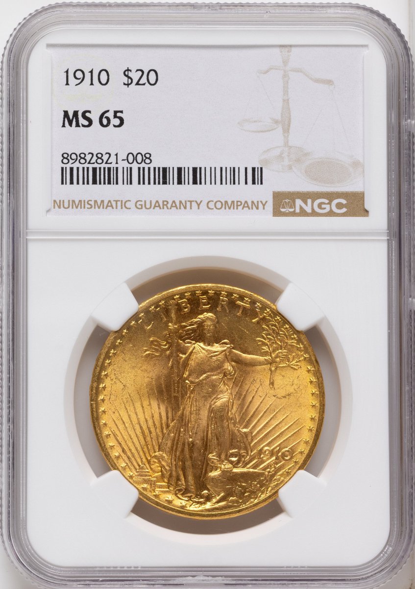 1910 Saint-Gaudens Double Eagles (1910 $20)