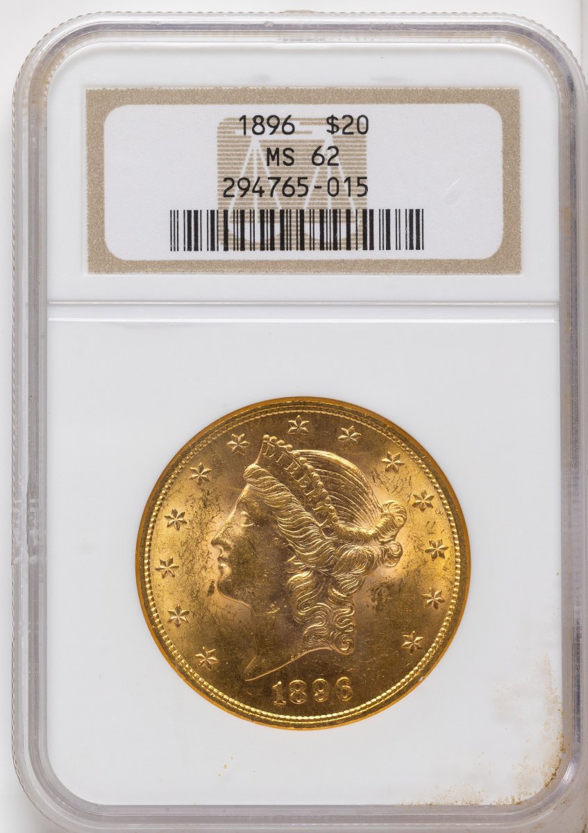 1896 Liberty Double Eagles (1896 $20 Brown Label)