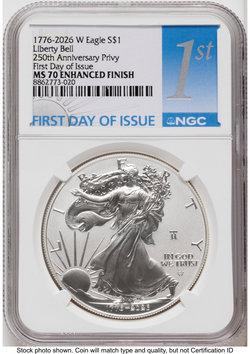 2026-W Modern Bullion Coins (2026-W Enhanced Silver Eagle 1 oz FDI 1ST)