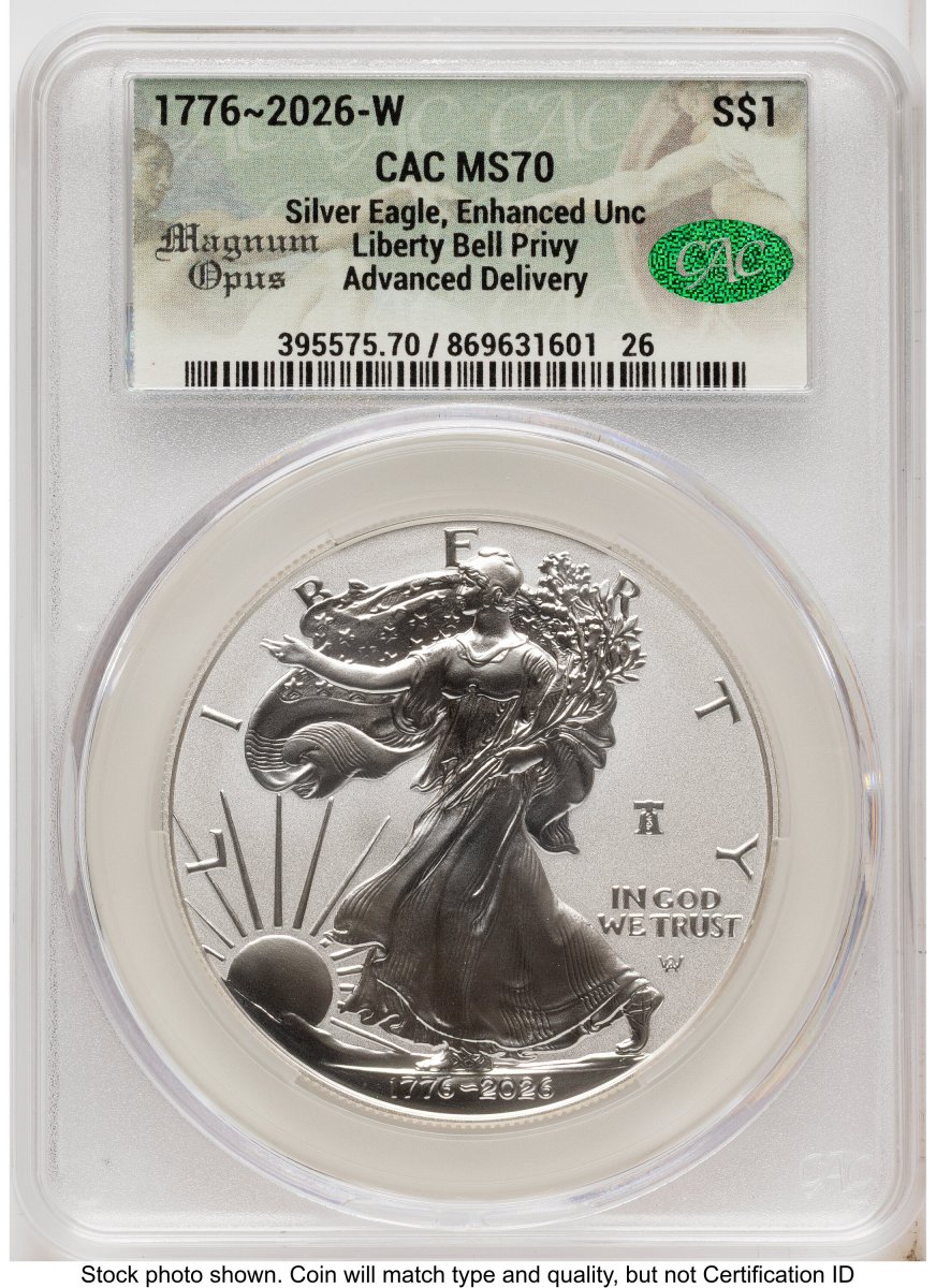2026-W Modern Bullion Coins (2026-W Enhanced Silver Eagle 1 oz Advanced Delivery Magnum Opus)