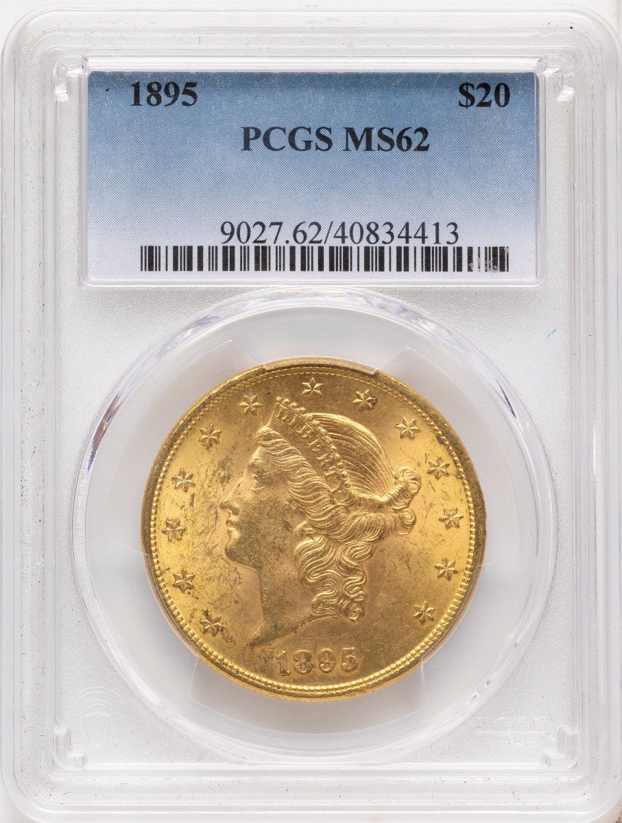 1895 Liberty Double Eagles (1895 $20 Blue Gradient)