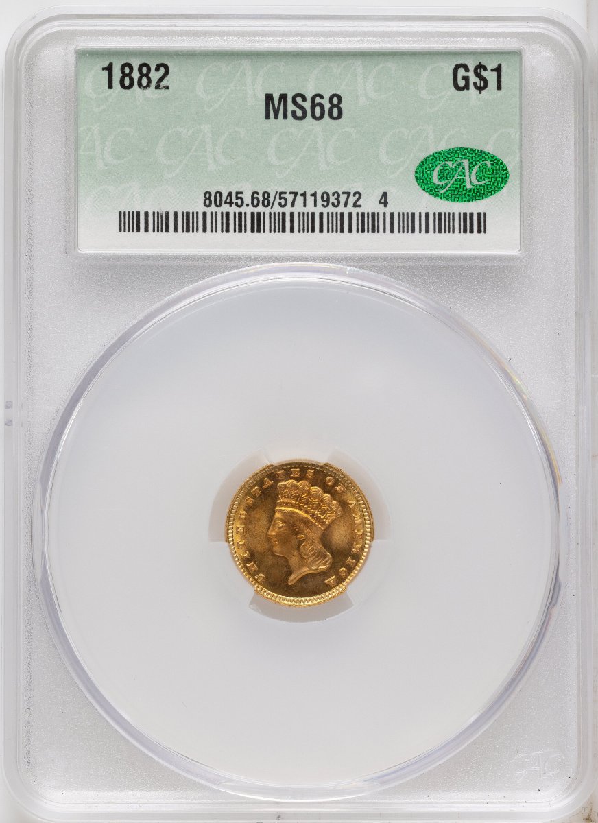1882 Gold Dollars (1882 G$1)