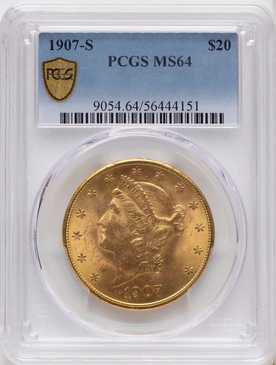 1907-S Liberty Double Eagles (1907-S $20 PCGS Secure)