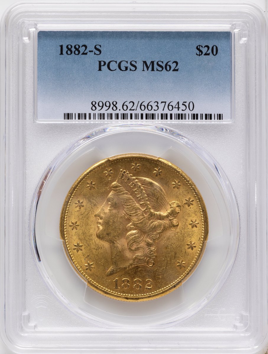 1882-S Liberty Double Eagles (1882-S $20)
