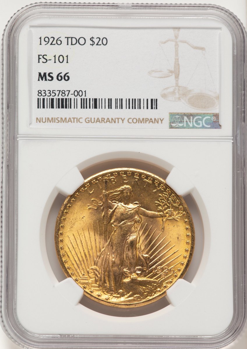 1926 Saint-Gaudens Double Eagles (1926 $20 Tripled Die Obverse, FS-101, MS)
