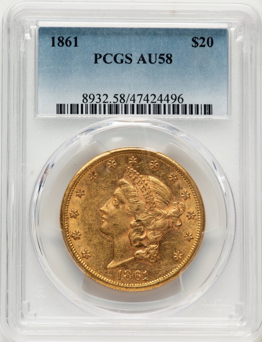 1861 Liberty Double Eagles (1861 $20)