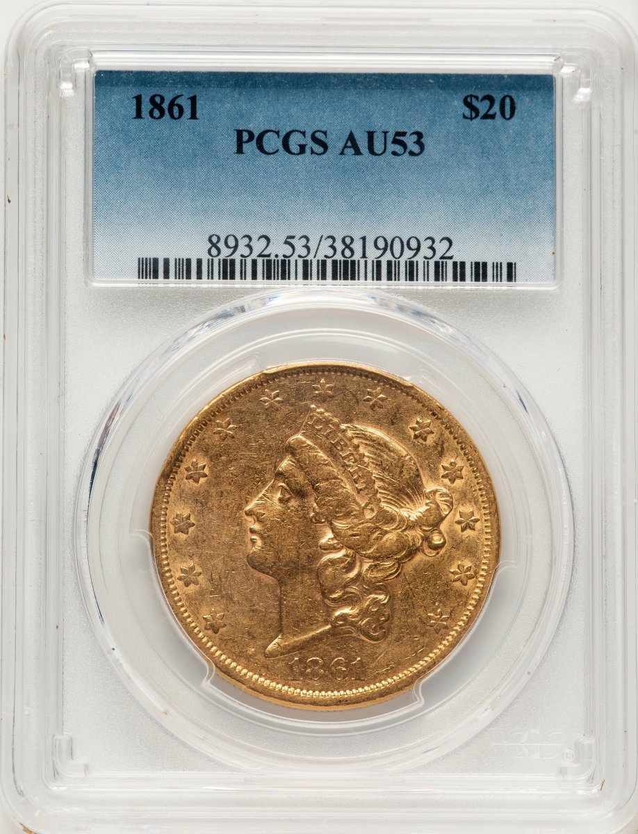 1861 Liberty Double Eagles (1861 $20)