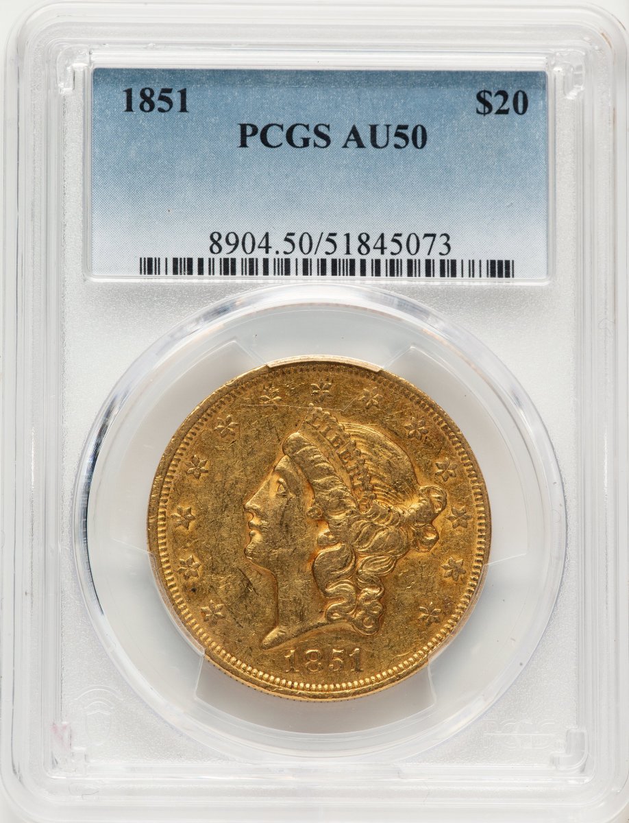 1851 Liberty Double Eagles (1851 $20)
