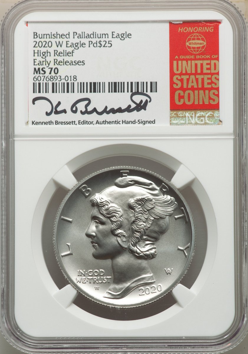 2020-W Modern Bullion Coins (2020-W $25 Palladium, First Strike, MS)