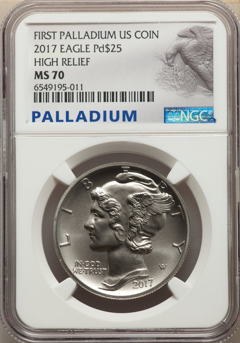 2017 Modern Bullion Coins (2017 $25 Palladium, MS)
