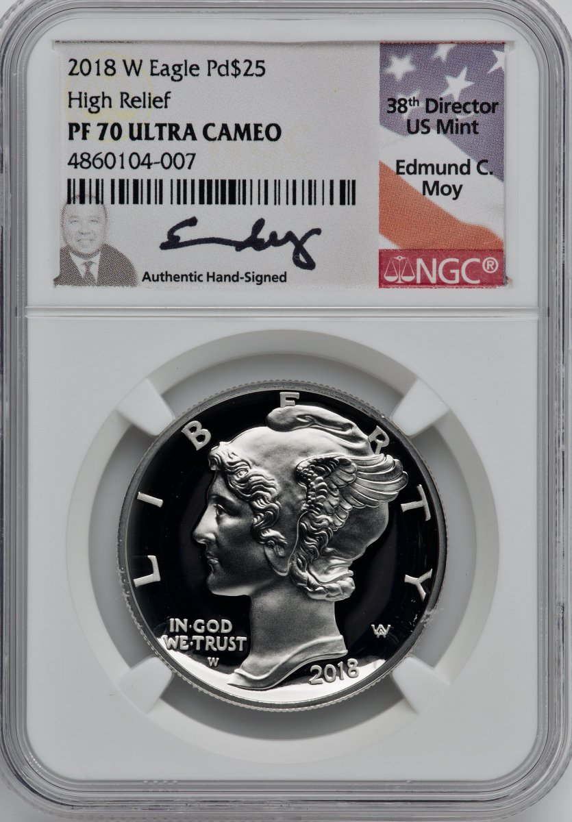 2018-W Modern Bullion Coins (2018-W $25 Palladium, DC)