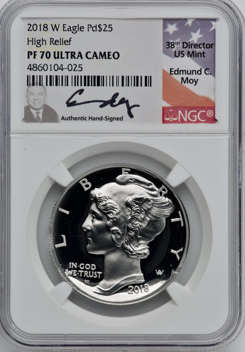 2018-W Modern Bullion Coins (2018-W $25 Palladium, DC)