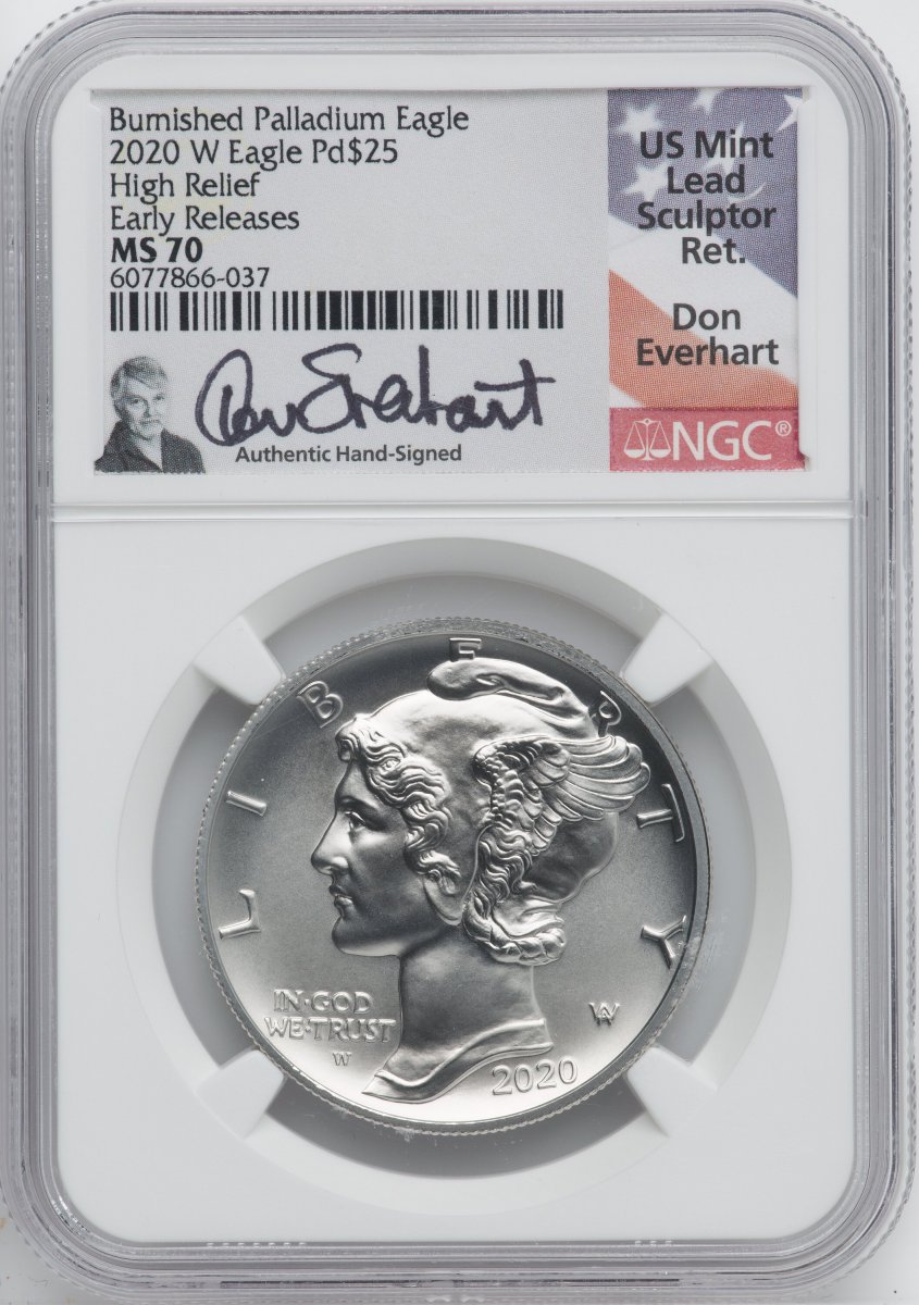2020-W Modern Bullion Coins (2020-W $25 Palladium, MS)