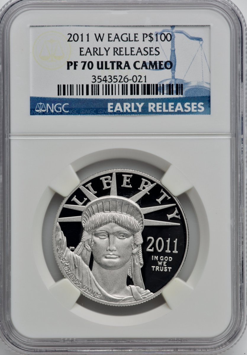 2011-W Modern Bullion Coins (2011-W $100 One-Ounce Platinum Eagle First Strike, PR DC)