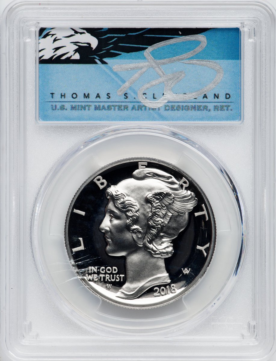 2018-W Modern Bullion Coins (2018-W Palladium Eagle 1 oz, PR FS Thomas Cleveland)